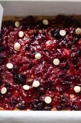 Brown Butter Mixed Berry Blondies With White Chocolate