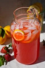 Strawberry Mint Lemonade