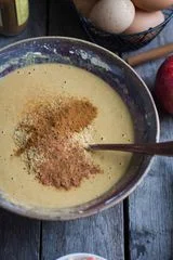Apple Cinnamon Protein Pancakes