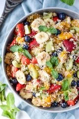 Quinoa Mint Fruit Salad