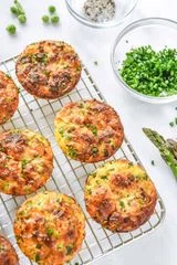 Spring Vegetable Mini Crustless Quiches