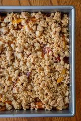 Homemade Peach Crumble