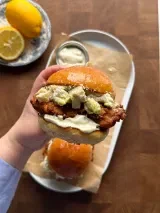 Crispy Chicken Caesar Burger