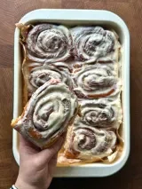 Soft and Fluffy Cinnamon Rolls with Cream Cheese Frosting