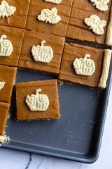 Sheet Pan Pumpkin Pie