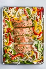 Sheet Pan Garlic Lime Salmon