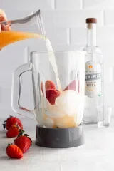 Strawberry Salty Dog Cocktail