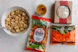 Peanut Tofu Noodles with Veggies