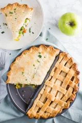 Split Decision Pie Pan: Dinner and Dessert