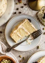 Cardamom Cake with Coffee Buttercream