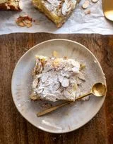 Almond Croissant Gooey Butter Cake With Brown Butter