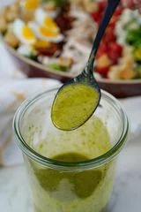 California Cobb Salad with Bacon Croutons and Basil Vinaigrette