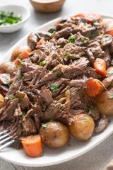 Slow Cooker Pot Roast with Rich Gravy