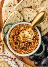 Crispy Baked Boursin Cheese (No Dredging!)