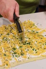 Cheddar and Chive Pinwheels