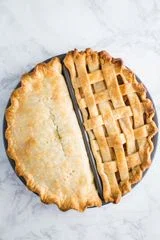 Split Decision Pie Pan: Dinner and Dessert