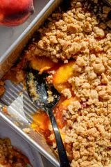 Homemade Peach Crumble