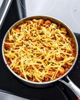 One-Pan Soy Chorizo Gnocchi Skillet