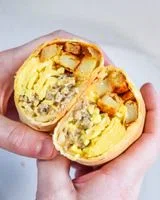 Crispy Air Fryer Breakfast Burritos