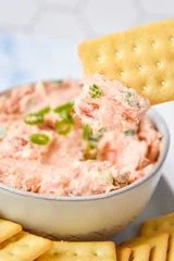 Hot Smoked Salmon Cream Cheese Dip