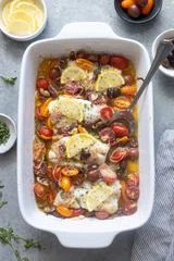Mediterranean Baked Cod