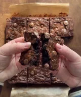 Crinkle Top Brown Butter Fudgy Brownies