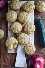 Apple Zucchini Muffins