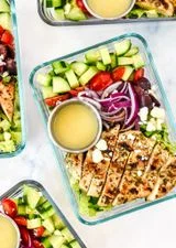 Greek Chicken Salad Meal Prep