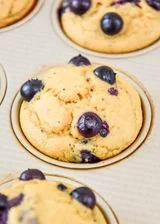 Blueberry Lemon Pancake Mix Muffins