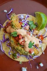 Crispy Avocado Tacos with Chipotle Crema