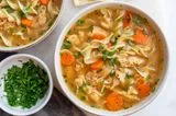 Vegetarian Chicken Noodle Soup (Easy + Vegan)