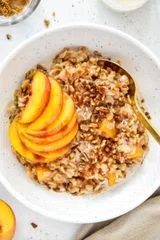 Peaches and Cream Oatmeal