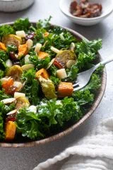 Winter Roasted Vegetable Kale Salad