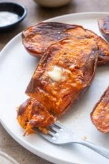 Roasted Sweet Potato Halves