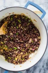 Spicy Black Bean Stew w/ Turkey