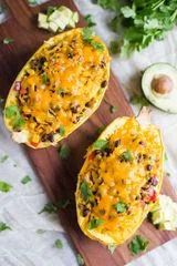 Spaghetti Squash Burrito Bowls