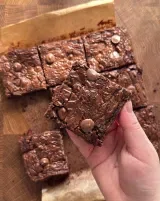Crinkle Top Brown Butter Fudgy Brownies