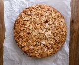 Brown Butter Raspberry Almond Coffee Cake