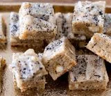 Brown Butter Earl Grey White Chocolate Blondies
