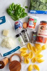 Spinach and Ricotta Stuffed Shells