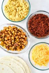 Meal Prep Soy Chorizo Breakfast Burritos