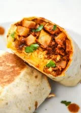 Meal Prep Soy Chorizo Breakfast Burritos