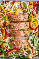 Sheet Pan Garlic Lime Salmon