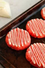 Strawberry Cake Mix Cookies