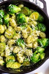 Brussels Sprouts Pesto Gnocchi