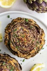 Stuffed Purple Artichokes