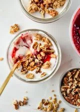Cinnamon Orange Cranberry Yogurt Parfaits