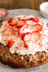 Brown Butter Strawberry Shortcake Coffee Cake