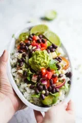 Chipotle Inspired Vegan Burrito Bowl