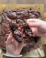 Nutella Stuffed Fudgy Brownie 